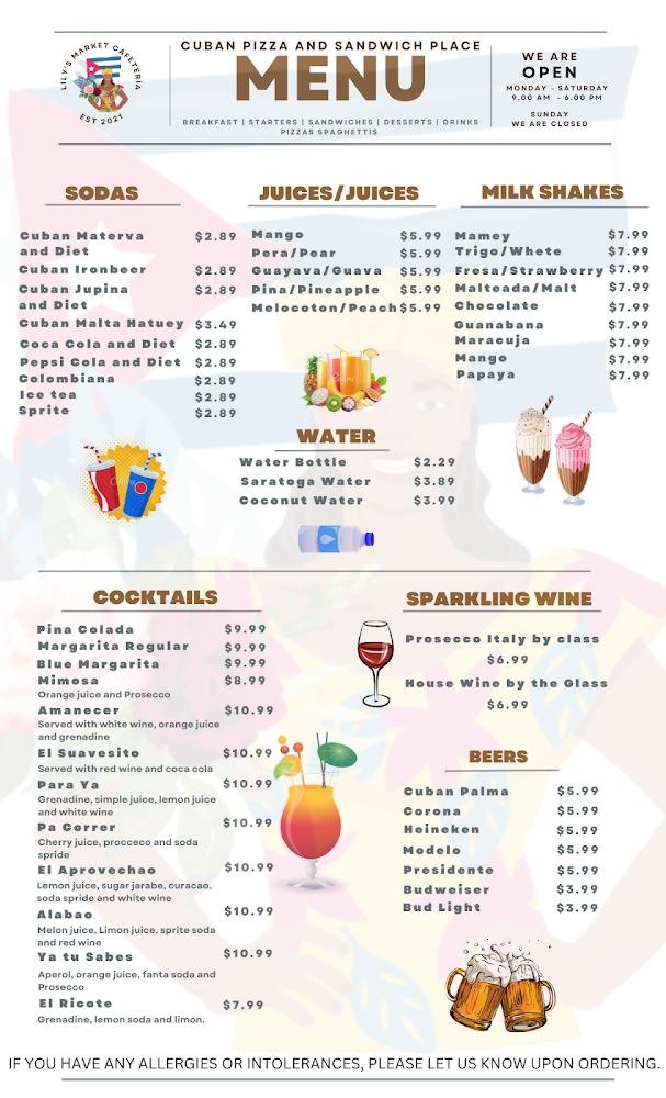 Lily's Market Cafeteria Bistec Palomilla / Grilled Palomilla